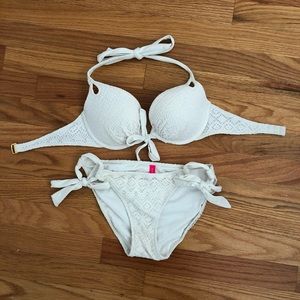 Victoria’s Secret white bikini